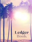 Ledger Book: Record Income and Expenses 8.5 x 11 Large Print Notebook Cover Image