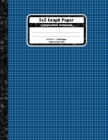 5x5 Graph Paper Composition Notebook: Square Grid or Engineer Paper. Large Size, Match Science For Teens And Adults. Blue Graph Paper Squares Book Cov Cover Image