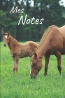 Mes notes: Carnet de Notes Poulain, Cheval - Format 15,24 x 22.86 cm, 100 Pages - Tendance et Original - Pratique pour noter des Cover Image