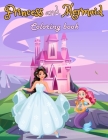 Princess and mermaid coloring book: Coloring book for girls from 4 years old - Cartoon style drawings to learn how to color without overdoing it (Engl Cover Image