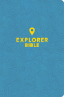 CSB Explorer Bible for Kids, Sky Blue Leathertouch: Placing God's Word in the Middle of God's World Cover Image