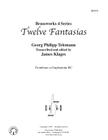 Twelve Fantasias: for Euphonium By Georg Philipp Telemann Cover Image