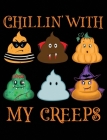 Chillin' With My Creeps: Dot Grid Notebook By Hallowhallow Notebooks Cover Image