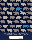 Composition Notebook: College Ruled - Bear and Wildlife Love - Back to School Composition Book for Teachers, Students, Kids and Teens - 120 By Sandra Makolwal Cover Image