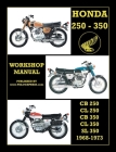 Honda Cb250, Cl250, Cb350, Cl350 & SL 350 1968 to 1973 Workshop Manual By Floyd Clymer, Velocepress (Producer) Cover Image