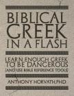 Biblical Greek in a Flash: Learn Enough Greek to Be Dangerous And Use Bible Reference Tools By Anthony Horvath Cover Image