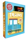 Trains: Book & Wooden Toy Set Cover Image