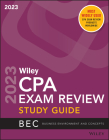 Wiley's CPA 2023 Study Guide: Business Environment and Concepts By Wiley Cover Image