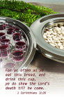 Let Us Break Bread  Bulletin (Pkg 100) Communion By Broadman Church Supplies Staff (Contributions by) Cover Image