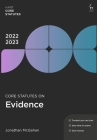 Core Statutes on Evidence 2022-23 By Jonathan McGahan Cover Image