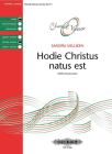 Hodie Christus Natus Est for Ssatb and Percussion: Choral Vivace, Choral Octavo (Edition Peters) Cover Image
