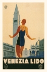 Vintage Journal Venice, Italy Travel Poster By Found Image Press (Producer) Cover Image