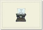Note Card Typewriter By Inc Peter Pauper Press (Created by) Cover Image
