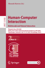 Human-Computer Interaction. Multimodal and Natural Interaction: Thematic Area, Hci 2020, Held as Part of the 22nd International Conference, Hcii 2020, Cover Image