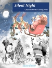 Greyscale Christmas Coloring Books Cover Image