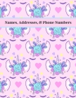 Names, Addresses, & Phone Numbers: Address Book for Men, Women With Alphabet Index (Large Tabbed Address Book). Cover Image