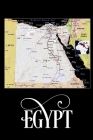 Egypt: Map of Egypt Notebook Cover Image