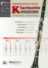 Grifftabelle Für Klarinette Boehm-System [Fingering Charts for Clarinet -- French System]: German / English Language Edition, Chart Cover Image