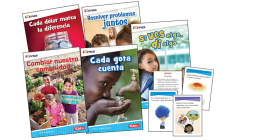 Icivics Spanish Grade 2: Community & Social Awareness 5-Book Set + Game Cards Cover Image