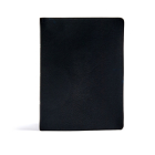CSB Verse-by-Verse Reference Bible, Holman Handcrafted Collection, Black Premium Goatskin Cover Image