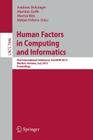 Human Factors in Computing and Informatics: First International Conference, Southchi 2013, Maribor, Slovenia, July 1-3, 2013, Proceedings (Lecture Notes in Computer Science #7946) Cover Image