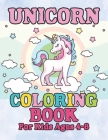 Unicorn Coloring Book: for Kids Ages 4-8 By Coloring Unicorns Cute Cover Image
