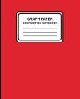 Graph Paper Composition Notebook: Solid (Red), 7.5