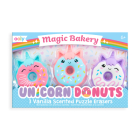 Magic Bakery Unicorn Donuts Scented Erasers - Set of 3 By Ooly (Created by) Cover Image