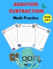 Addition and Subtraction Math Practice Grade 2&3: Math Game Book with Subtracting and Adding Double Digits Cover Image