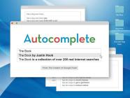 Autocomplete: The Book By Justin Hook Cover Image