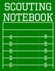 Scouting Notebook: 100 Page Football Coach Notebook with Field Diagrams for Drawing Up Plays, Creating Drills, and Scouting By Ian Staddordson Cover Image