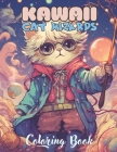 Kawaii Wizard Cat Coloring Book: Adorable cat learning magic, Coloring Book for all ages By Good Luck Griffin Cover Image