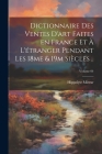 Dictionnaire des ventes d'art faites en France et à l'étranger pendant les 18me & 19m siècles ..; Volume 04 Cover Image