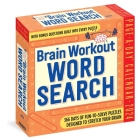 Brain Workout Word Search Page-A-Day Calendar 2024: 366 Days of Fun-to-Solve Puzzles Designed to Stretch Your Brain By Workman Calendars Cover Image