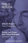 100 Love Sonnets and Twenty Love Poems By Pablo Neruda, Stephen Tapscott (Translator), W. S. Merwin (Translator) Cover Image