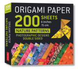 Origami Paper 200 Sheets Nature Patterns 6 (15 CM): Tuttle Origami Paper: Double Sided Origami Sheets Printed with 12 Different Designs (Instructions By Tuttle Studio (Editor) Cover Image