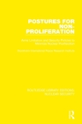 Postures for Non-Proliferation: Arms Limitation and Security Policies to Minimize Nuclear Proliferation By Stockholm International Peace Research I Cover Image