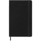 Moleskine 2024 Weekly Planner, 12M, Large, Black, Hard Cover (5 x 8.25) By Moleskine Cover Image