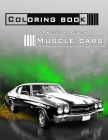 Coloring book muscle cars: American Legends Cover Image
