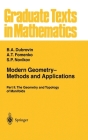 Modern Geometry-- Methods and Applications: Part II: The Geometry and Topology of Manifolds (Graduate Texts in Mathematics #104) By R. G. Burns (Translator), B. a. Dubrovin, A. T. Fomenko Cover Image