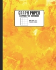 Graph Paper Composition Notebook: Quad Ruled 5 Squares to 1 Inch Grid Paper Science & Math Graphing Notebook 5x5 7.5 x 9.25
