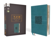 Nasb, Thinline Bible, Leathersoft, Teal, Red Letter Edition, 2020 Text, Comfort Print Cover Image