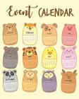 Event Calendar: Perpetual Calendar Record All Your Important Dates Date Keeper Christmas Card List for Birthdays Anniversaries & Celeb By Robert Sender Cover Image