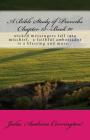 A Bible Study of Proverbs Chapter 13--Book 10 By Julia Audrina Carrington Cover Image
