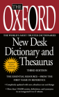The Oxford New Desk Dictionary and Thesaurus: Third Edition Cover Image