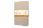 Moleskine Classic Colored Notebook, Large, Ruled, Khaki Beige, Soft Cover (5 x 8.25) By Moleskine Cover Image