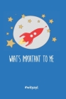 What's Important to Me Notebook for Budding Astronauts Cover Image