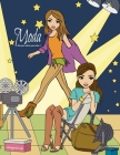 Moda libro para colorear para chicas 1 By Nick Snels Cover Image