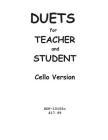 Duets for Teacher and Student: Cello Version By Kenneth Friedrich Cover Image