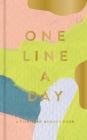 Modern One Line a Day: A Five-Year Memory Book (Daily Journal, Mindfulness Journal, Memory Books, Daily Reflections Book) By Moglea Cover Image